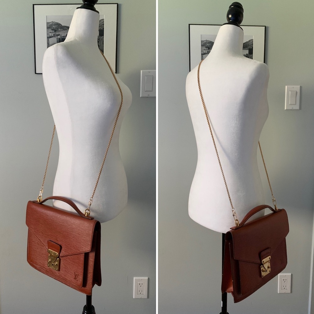 Authentic Louis Vuitton Epi Monceau Handbag - Picture 4 of 15